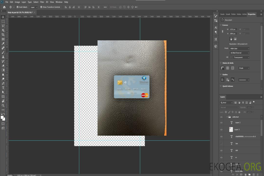 Corée du Sud Shinhan Financial Group mastercard photolook recto template Corée du Sud Shinhan Financial Group mastercard photolook recto template